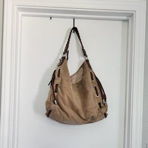 Michael Kors Suede Hobo